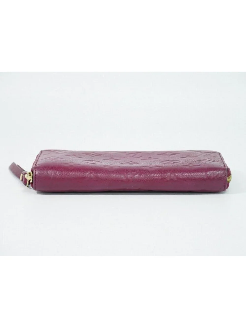 Louis Vuitton LV Zippy Wallet Monogram Empreinte Leather Raisin Purple